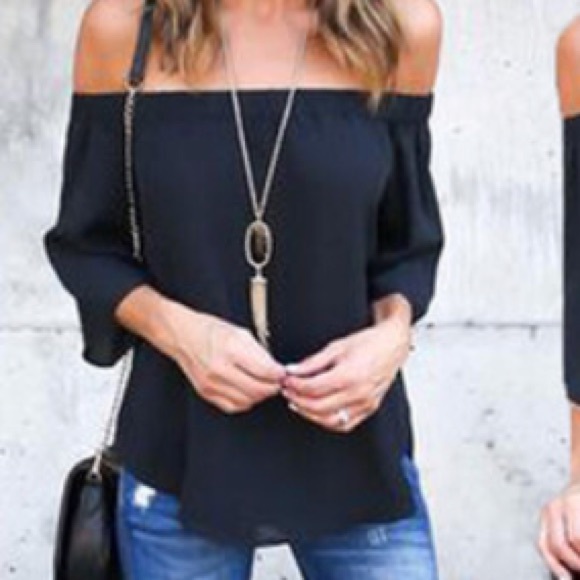 ❤️Off Shoulder Fashion Top - Picture 2 of 4